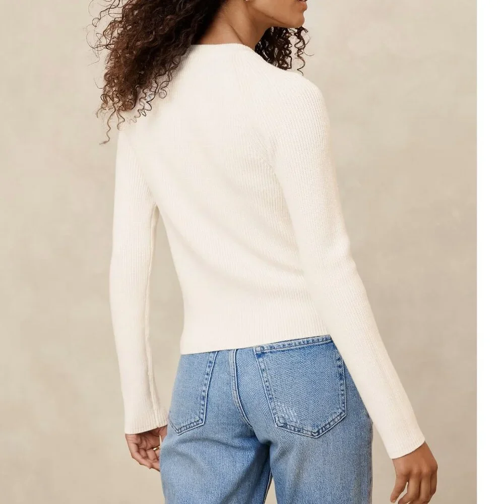 Banana Republic Ribbed Pullover Sweater - Picture 2 of 6